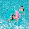 Boia inflável para piscina Arco-íris Bestway indicado para crianças a partir de 10 anos Azul e - 3