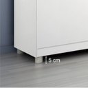 Ver imagem 7 de Guarda-Roupa de Bebê 4 Portas 5 Gavetas Evolution Tcil Móveis