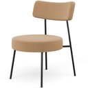 Ver imagem 3 de Kit 02 Poltronas Decorativas Para Sala De Estar Base Fixa Londres L02 Bouclê Mostarda - Lyam Lyam De