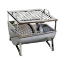 Ver imagem 1 de Churrasqueira Praia e Campo Aço Inox Com Grelha 30x28x24cm Duralar F041OM