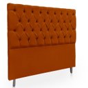 Ver imagem 5 de Cabeceira Estofada com Capitonê para Cama de Casal 160 Mirage Suede