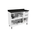 Ver imagem 4 de Balcão de Cozinha Múltipla 6114 3 Portas 2 Gavetas c/Tampo 105cm Branco - Bertolini