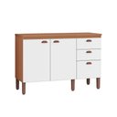 Ver imagem 1 de Balcão Grande Cozinha Jéssica New 100% Mdf Tuboarte 2 Portas 3 Gavetas