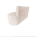 Ver imagem 6 de Namoradeira Sofá 2 Lugares Yara Orgânica Suede Marfim