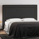 Ver imagem 2 de Cabeceira Cama Box Casal 195 Cm P05 Berlim Veludo Preto - Lyam Lyam Decor