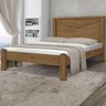 Cama Queen Size Rústica com Cabeceira Jasmim Cedro - 2