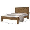 Ver imagem 4 de Cama Queen Size Rústica com Cabeceira Jasmim Cedro