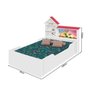 Cama Solteiro Com colchão Lilly Com Casinha Fada Tinker Bell 5069 - 4