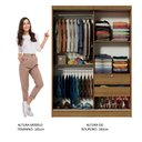 Ver imagem 4 de Guarda-roupa Infantil Madesa Nick 2 Portas de Correr de Espelho