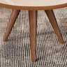 Mesa de Centro Pés Palito Livia Off White / Freijó - 4