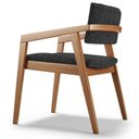 Ver imagem 4 de Cadeira para Sala de Jantar Estar Living Giorgia L02 Linho Chumbo - Lyam Decor