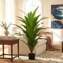 Ver imagem 1 de Planta Artificial Dracena Toque Real Premium Decoração 1.40m