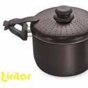 Ver imagem 5 de Espagueteira Alumínio Teflon 4,5l Nobre - Eirilar Cor Preto