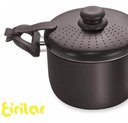 Ver imagem 5 de Espagueteira Alumínio Teflon 4,5l Nobre - Eirilar Cor Preto