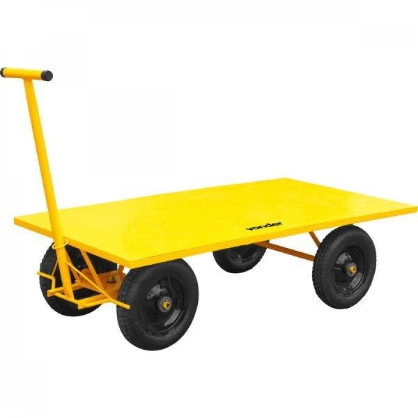 Carrinho plataforma metálico 600 kg Vonder - 2