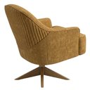 Ver imagem 6 de Poltrona Decorativa Naomi Base Giratoria Linho Color Trend Tca 219 Moll