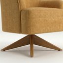 Ver imagem 7 de Poltrona Decorativa Naomi Base Giratoria Linho Color Trend Tca 219 Moll