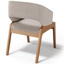 Ver imagem 6 de Kit 03 Cadeiras de Jantar e Estar Living Estofada Lince L02 Bouclê Bege - Lyam Decor