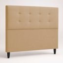 Ver imagem 6 de Cabeceira Decorativa Ivy para Cama de Casal 140 cm Suede Nude