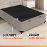 Cama Box Baú Colchão Casal Molas Ensacadas City Pillow Top 138x188x64cm  - 9