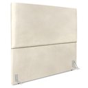Ver imagem 1 de Cabeceira Queen 160 Cm com Frame Luna Corino Bege Artte