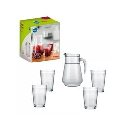 Conjunto de Jarra e Copo Ginga Vidro 5 Peças - Nadir - 1