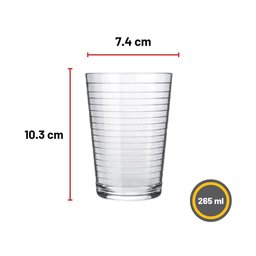 Conjunto de Jarra e Copo Ginga Vidro 5 Peças - Nadir - 3