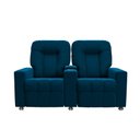 Ver imagem 6 de Poltrona Reclinável para Cinema 2 Lugares Sora Veludo Fh1 - D'Rossi Azul Marinho