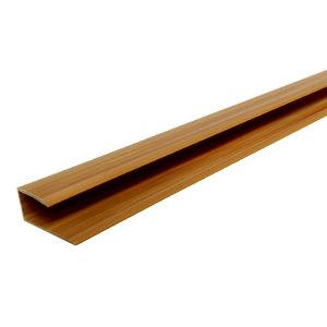 Acabamento Perfil "u" 3,00m Roda Forro Pvc 5 Un Bariri - Tk:cerejeira