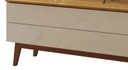 Ver imagem 3 de Rack para TV Wall 2.2 Off White com Nature - MoveisAqui