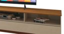 Ver imagem 4 de Rack para TV Wall 2.2 Off White com Nature - MoveisAqui