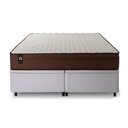 Ver imagem 4 de Conjunto Box Baú Super King Atlanta Branco 193x203x69 Espuma D45