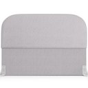 Ver imagem 6 de Cabeceira Cama Box Casal 140cm Orgânica Lanna W01 Linho Cinza - Lyam Decor
