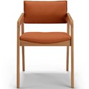 Ver imagem 3 de Cadeira para Sala de Jantar Estar Living Giorgia B04 Tecido Terracota - Lyam Decor