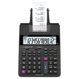 Calculadora com Bobina 2.0 Linha com 2 Cores Impressão Preta Casio Hr-100rc-bk-b-dc - 1