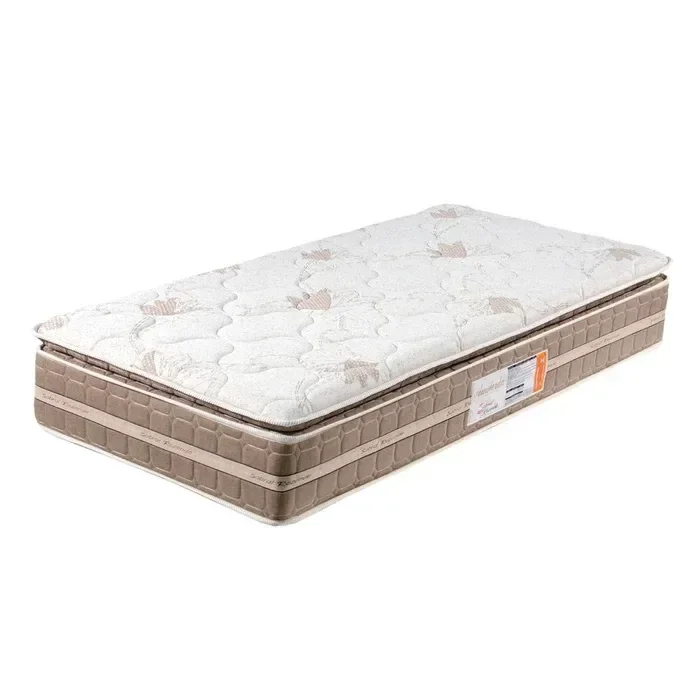 Colchão Solteiro Amsterdã Molas Ensacadas com Espuma D33 0,88x1,88x0,30 Marrom - 2