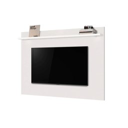 Painel para Tv até 60 Polegadas Branco Luna 160cm com 2 Leds Tebarrot Móveis - 1