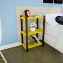 Ver imagem 1 de Estante Multiuso Madeira Maciça 3 Prateleiras Colors