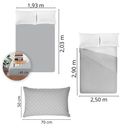 Ver imagem 4 de Jogo de Cama King Size 150 Fios Fiori - Nicolas (7679-1)