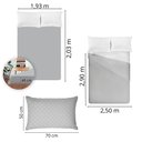 Ver imagem 4 de Jogo de Cama King Size 150 Fios Fiori - Nicolas (7679-1)