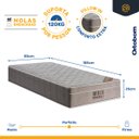 Ver imagem 6 de Cama Box com Colchão de Molas Ensacadas Ortobom Airtech Springpocket + Auxiliar Solteiro 88cm
