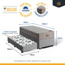 Ver imagem 5 de Cama Box com Colchão de Molas Ensacadas Ortobom Airtech Springpocket + Auxiliar Solteiro 88cm