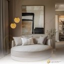 Ver imagem 2 de Lustre Pendente Ninho Bola Cristal Dente de Leão Dourado 1xg9 Bivolt