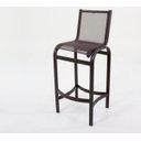 Ver imagem 1 de Banqueta de alumínio e tela sling para bar e bancada - Sarah Móveis