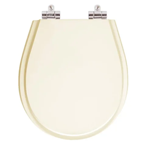 Assento Sanitário Poliester com Amortecedor Avalon Bone (Bege Claro) para Vaso Ideal Standard