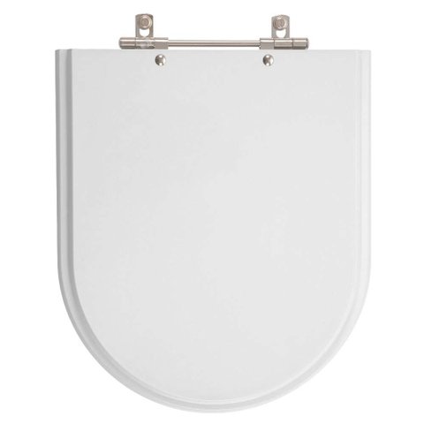 Tampa de Vaso Poliester Oxford Branco para bacia Deca