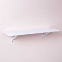 Ver imagem 1 de Prateleira Branca 60 X 25cm Com Suporte Mao Francesa