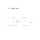 Ver imagem 2 de Lixeira Quadrada Preto Para Banheiro 26cm Capacidade 6,2l