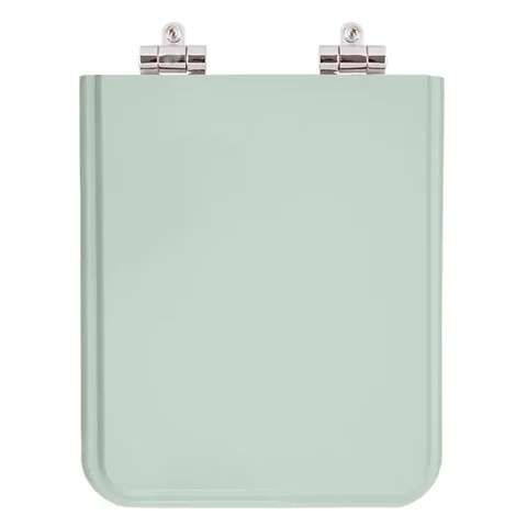 Assento Sanitário Poliester com Amortecedor Square Verde Água para Vaso Incepa