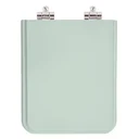 Ver imagem 1 de Assento Sanitário Poliester com Amortecedor Square Verde Água para Vaso Incepa